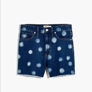 Madewell - The Perfect Jean Short Polka Dots